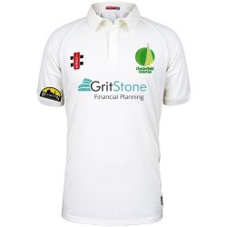 Chesterfield Cricket Club GN Matrix Ivory Cricket Shirt S/S Jnr