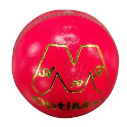 Optimax Match Special Cricket Ball - Pink