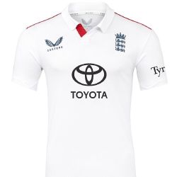 2026 England Castore Test Cricket Shirt Snr front