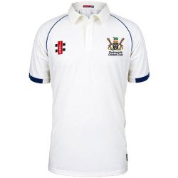Chatsworth CC GN Matrix Navy Cricket Shirt S/S Snr