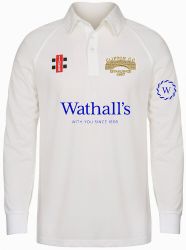 Clifton CC GN Matrix Cricket Shirt L/S Snr