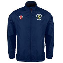 Thoresby Colliery CC GN Navy Velocity Rain Jacket  Snr