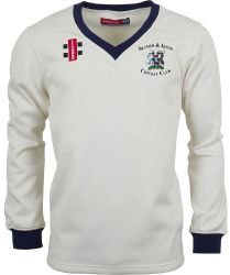 Seamer & Irton Cricket Club GN Pro Performance Navy L/S Sweater Jnr