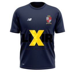 Elvaston Cricket Club New Balance Training Shirt Navy Snr (Lixir))