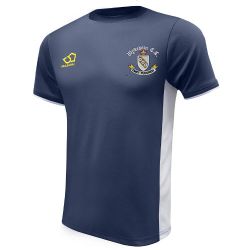Wykeham CC Masuri Cricket Training Shirt Navy  Snr