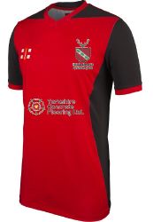 Hollingworth GN T20 S/S Cricket Shirt Red/Black  Snr