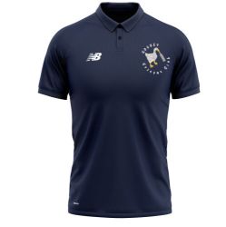 Gousey Cricket Club New Balance Polo Shirt Navy  Snr