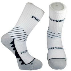PREMGRIPP Bowling Cricket Socks  White/Black