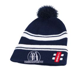 Chiddingstone CC GN Navy Bobble Hat