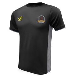 Shipley Hall Cricket Club Masuri Cricket Training Shirt Black  Jnr