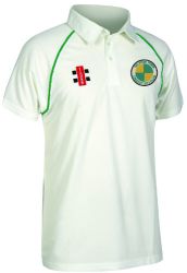 Selston CC GN Matrix Green Cricket Shirt S/S Jnr