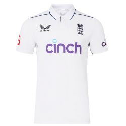 2024 England Castore Test Cricket Shirt Snr Front