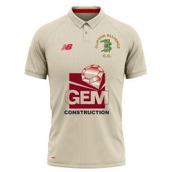 Clifton Alliance Cricket Club New Balance Short Sleeve Playing Shirt Jnr