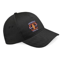 Teversal Cricket Club Cotton Cricket Cap Black