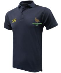 Elton CC Masuri Cricket Polo Shirt Navy  Snr