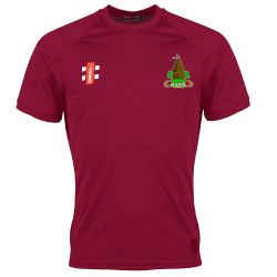 East Sutton CC GN Maroon Matrix TShirt  Jnr
