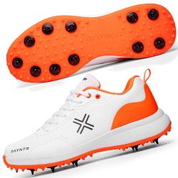 Payntr XPF-AR All Rounder Cricket Shoes Orange/White Snr  2022