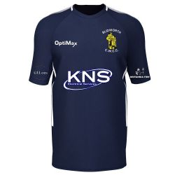 Blidworth CC Optimax Edge Pro Tech Tee Navy Jnr - Centenary