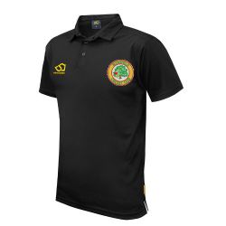 Mansfield CC Masuri Cricket Polo Shirt Black  Snr