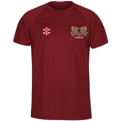 Leyton Orient CC GN Maroon Matrix SS Tee  Snr