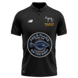 Bedlington Cricket Club New Balance Polo Shirt Black  Snr