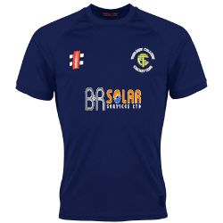 Thoresby Colliery CC GN Navy Matrix TShirt  Snr