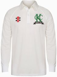 Kew CC GN Matrix Cricket Shirt L/S Jnr