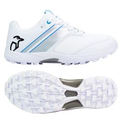 Kookaburra KC 3.0 White/Silver Rubber Cricket Shoes 2022 Snr