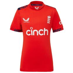 2024 England Castore T20 Cricket Shirt Jnr front