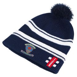 Shirebrook CC GN Navy Bobble Hat