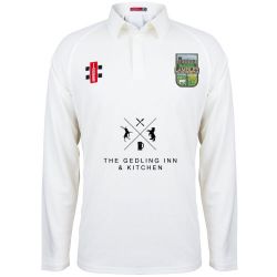 Lambley CC GN Matrix Cricket Shirt L/S Snr