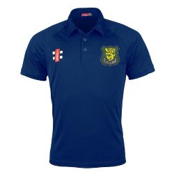 Bramcote CC GN Navy Matrix Polo Shirt  Snr